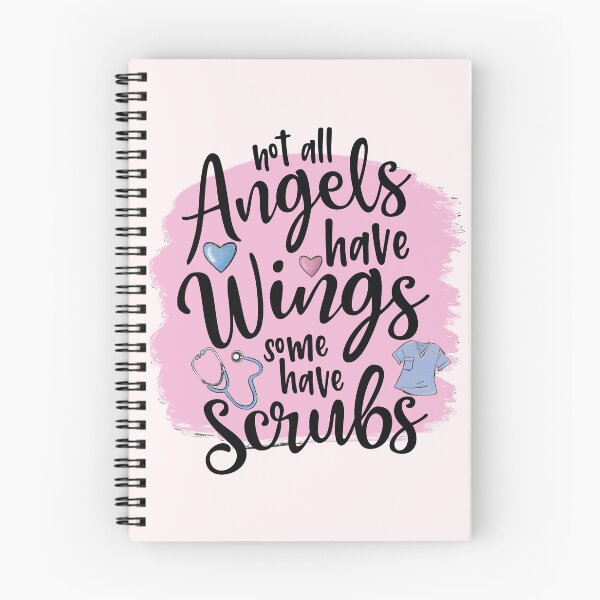 Item preview, Not all Angels Have Wings, Some Have Scrubs designed and sold by TaraGbear.