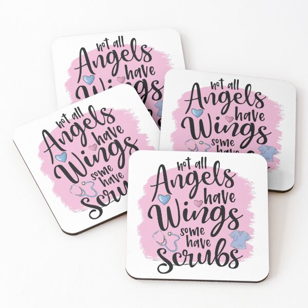 Item preview, Not all Angels Have Wings, Some Have Scrubs designed and sold by TaraGbear.