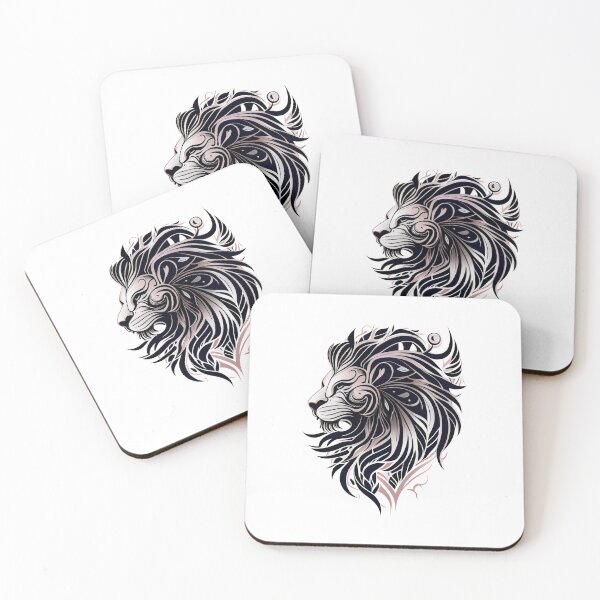 Item preview, Miimalist Tribal Lion designed and sold by ShadowAndSlate.