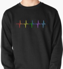 Regenbogen Puls Hearbeat LGBT Sweatshirt