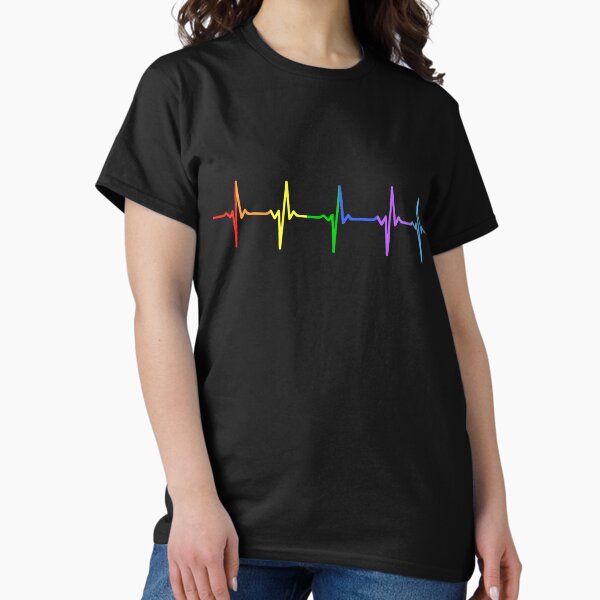Artikel-Vorschau von Regenbogenpuls Hearbeat LGBT, designt und verkauft von thingsandthings.