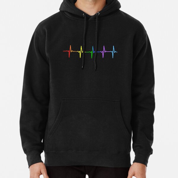Item preview, Rainbow Pulse Hearbeat LGBT designed and sold by thingsandthings.
