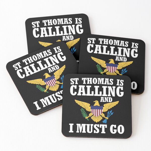 Item preview, St Thomas  is calling and I must go  -  Flag of St Thomas designed and sold by obedtheartist.