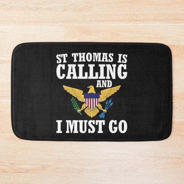 Item preview, St Thomas  is calling and I must go  -  Flag of St Thomas designed and sold by obedtheartist.