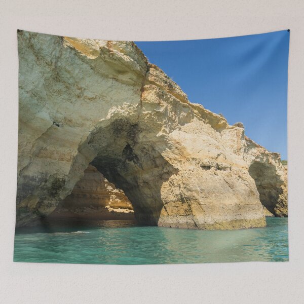 Item preview, Tough Beauty - Coastal Sea Caves in Algarve Portugal designed and sold by Georgia Mizuleva.