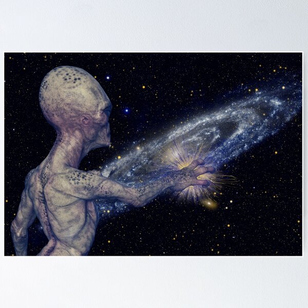 Item preview, Alien Creation of Galaxies and the Universe designed and sold by Caregiverology.