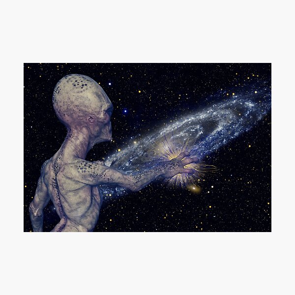 Item preview, Alien Creation of Galaxies and the Universe designed and sold by Caregiverology.