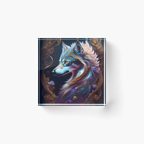 Item preview, Fantastical Starry Wolf designed and sold by Queen1120.