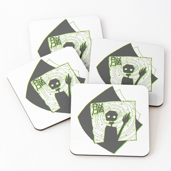Item preview, BRAIN - Faded Fake Green 3d Creepy Skeleton Japanese Kanji Thing designed and sold by Michael Stewart.