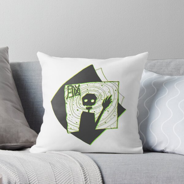 Item preview, BRAIN - Faded Fake Green 3d Creepy Skeleton Japanese Kanji Thing designed and sold by Michael Stewart.
