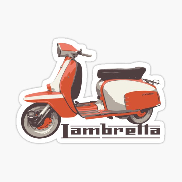 Stickers Northwest - Retro Vespa Sticker – Kitchen Store & More