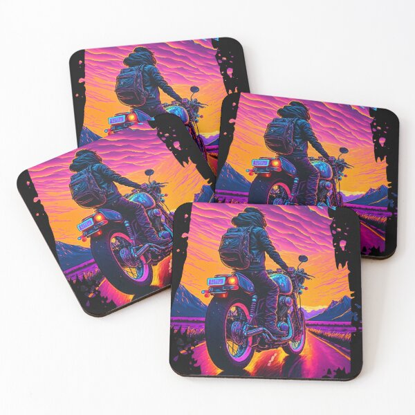 Item preview, Motorcycle Psychedelic Cosmic Universe 50 designed and sold by delroy66.