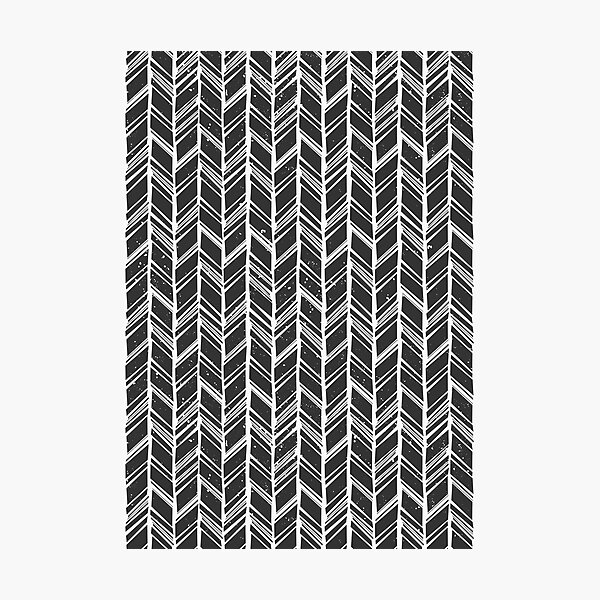 Item preview, Hand Drawn Chevron Print designed and sold by IVETA ANGELOVA.
