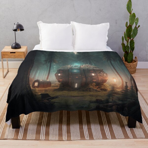 Item preview, Futuristic Camp in a Forest designed and sold by AC-625.