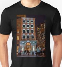 Camiseta unisex ESTADOS UNIDOS. Nueva York. Manhattan. 5th Avenue da la bienvenida a la Navidad.