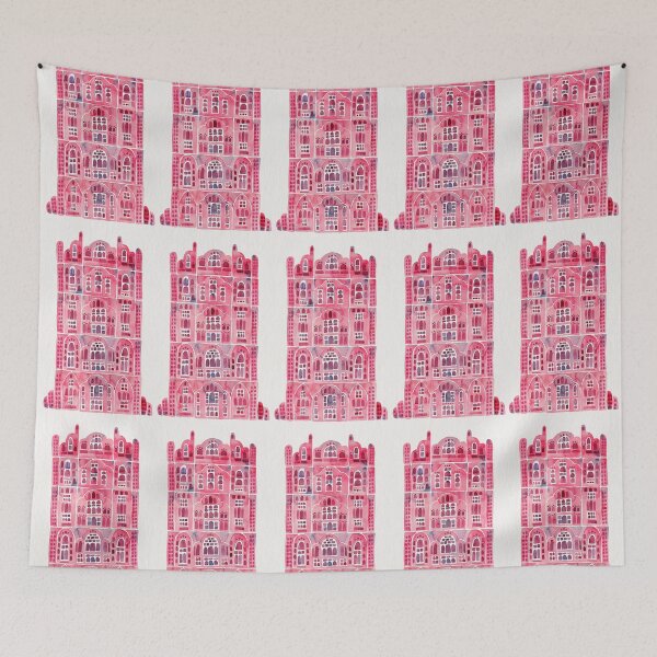 Item preview, Hawa Mahal – Pink Palace of Jaipur, India designed and sold by Cat Coquillette.