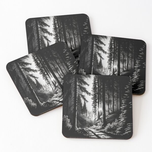 Item preview, Charcoal Drawing of a Forest designed and sold by AC-625.