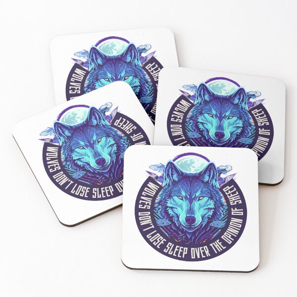 Item preview, Wolf t-shirt that doesn't care about the opinion of the sheep designed and sold by relso.