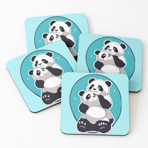 Item preview, Bamboo Buddies Two Cartoon Pandas designed and sold by Rob Wilson.