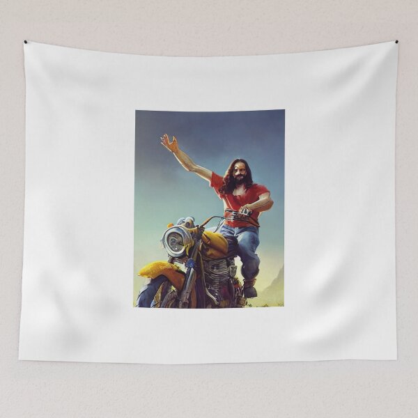Item preview, Jesus on the Motobike Design designed and sold by HEFTALICA.