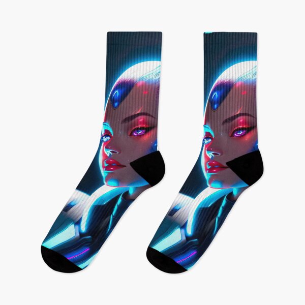 Item preview, Cyberpunk Girl designed and sold by RaveToTheGrave.