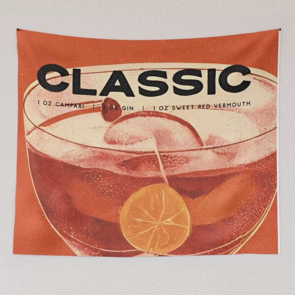 Item preview, Negroni Retro Cocktail Vintage Drinks Poster designed and sold by elliotward5.