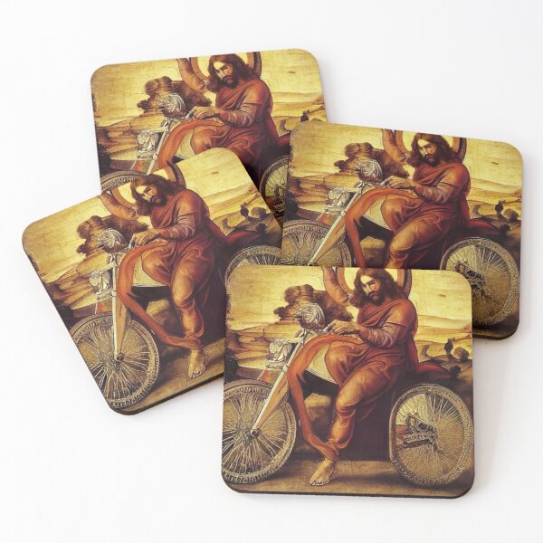 Item preview, Jesus on the Old Bike Design designed and sold by HEFTALICA.