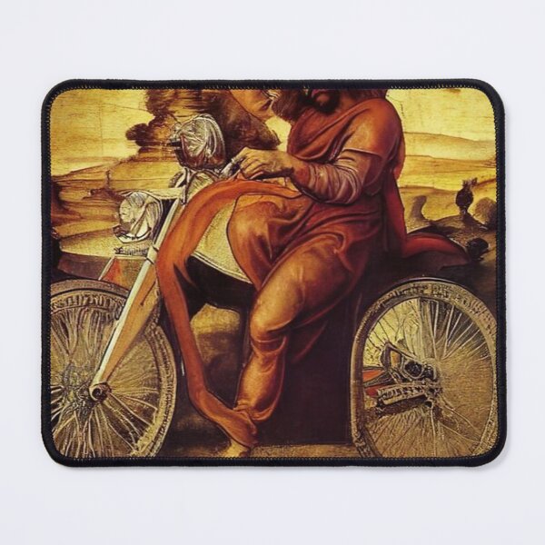 Item preview, Jesus on the Old Bike Design designed and sold by HEFTALICA.