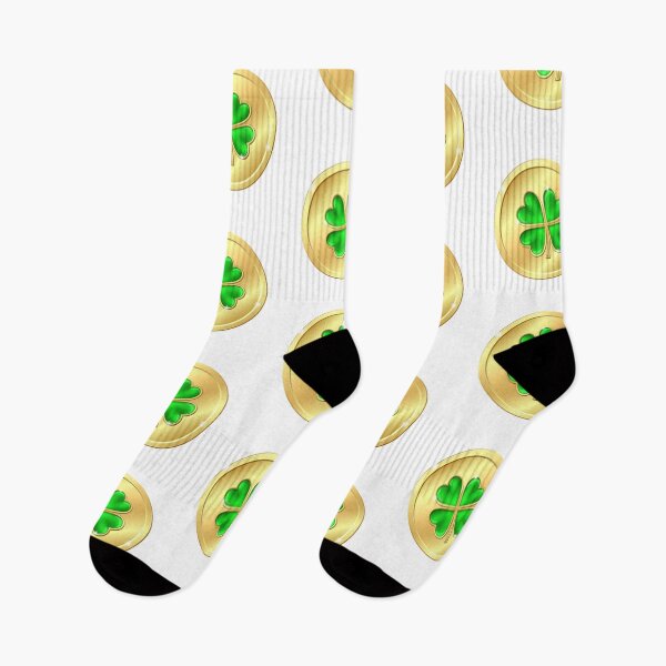 Item preview, gold coin with clover designed and sold by polich.