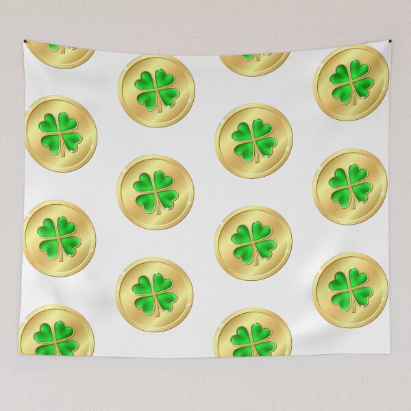 Item preview, gold coin with clover designed and sold by polich.
