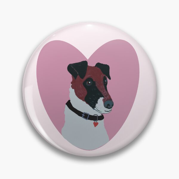 Item preview, Cute Fox Terrier With Heart designed and sold by Janpaints22.