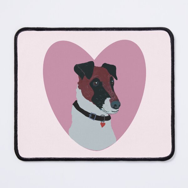 Item preview, Cute Fox Terrier With Heart designed and sold by Janpaints22.