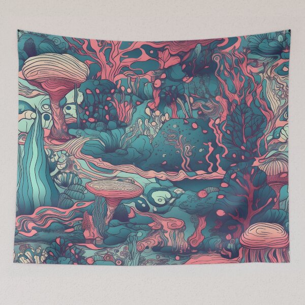 Item preview, Psychedelic Aquatic Escape designed and sold by lazarus93.
