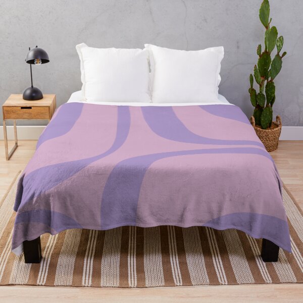 Item preview, Retro Groove Abstract Pattern Light Purple Lavender Lilac designed and sold by kierkegaard.