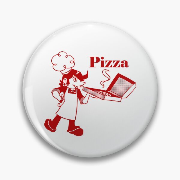 Item preview, Goth Pizza Boy Vintage Looking Ad designed and sold by SaradaBoru.