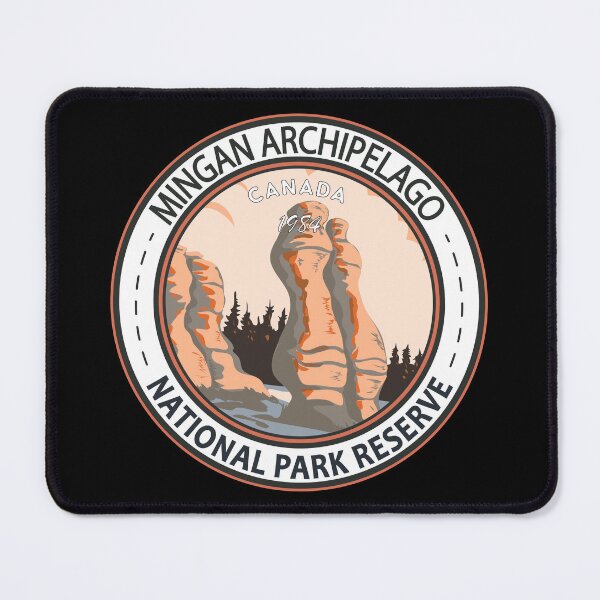 Item preview, Mingan Archipelago National Park Reserve Canada Vintage Badge designed and sold by KrisSidDesigns.