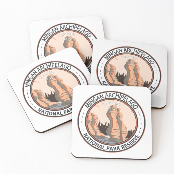 Item preview, Mingan Archipelago National Park Reserve Canada Vintage Badge designed and sold by KrisSidDesigns.