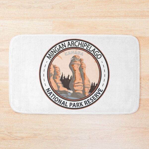 Item preview, Mingan Archipelago National Park Reserve Canada Vintage Badge designed and sold by KrisSidDesigns.