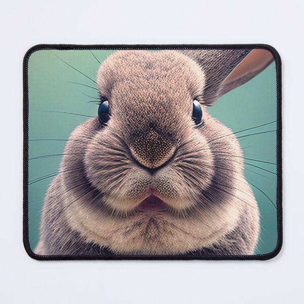 Item preview, Happy Easter Funny Bunny Rabbit Whimsical One Ear Face designed and sold by Aurora Hues.