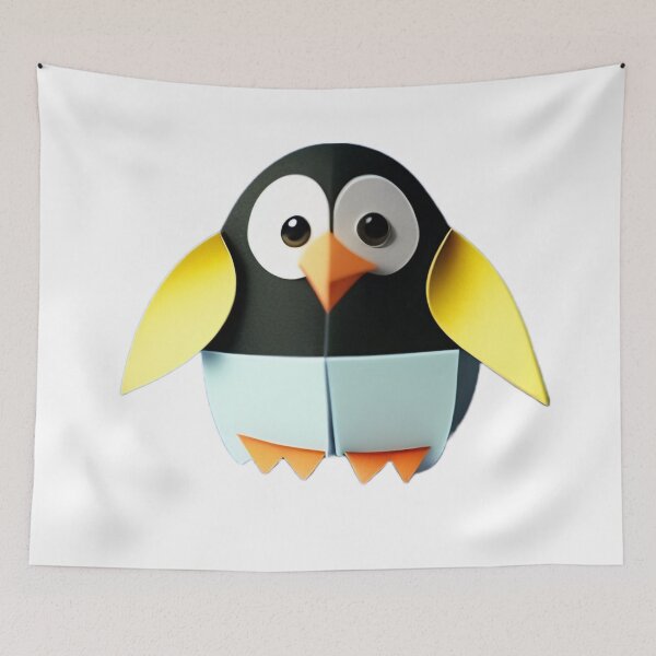 Item preview, CUTE PAPER FOLDING PENGUIN designed and sold by FrescoDesign.