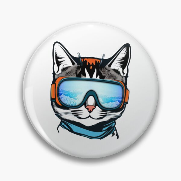 Item preview, Protect Your Feline Friend with Cat Ski Goggles designed and sold by storefoxmix.