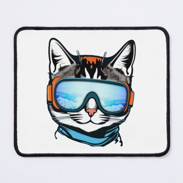 Item preview, Protect Your Feline Friend with Cat Ski Goggles designed and sold by storefoxmix.