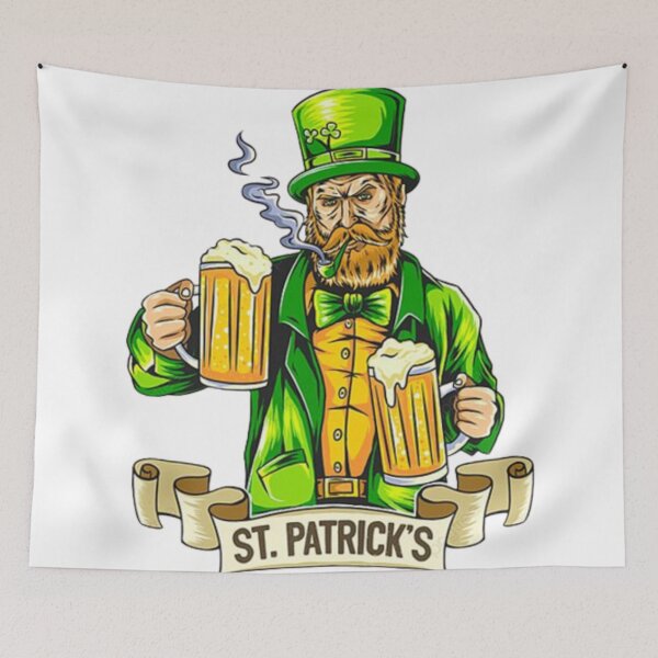 Item preview, Saint Patrick with beer and cigarette designed and sold by polich.