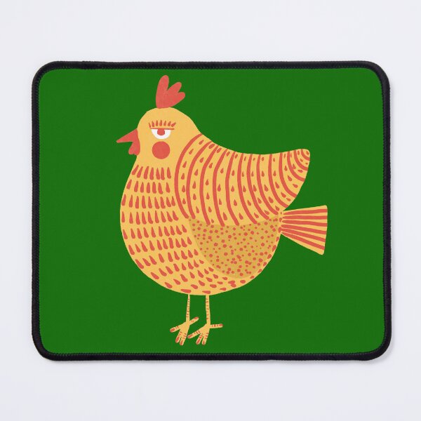 Item preview, The not so happy yellow and red chicken, version 4 designed and sold by IULIART.