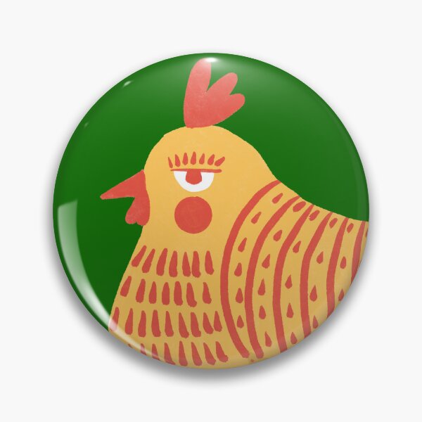 Item preview, The not so happy yellow and red chicken, version 4 designed and sold by IULIART.