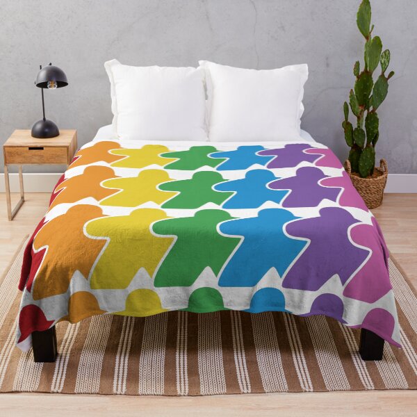 Item preview, Rainbow Board Game Meeple Group designed and sold by BeamGeeks.