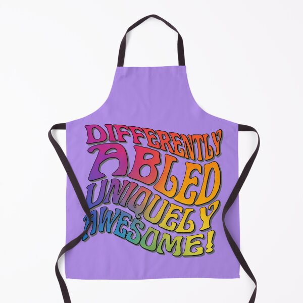 Item preview, Differently Abled & Uniquely Awesome - Vintage Typography Design designed and sold by ElLocoMus.