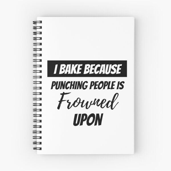Item preview, I Bake Because Punching People Is Frowned Upon designed and sold by erion-store.