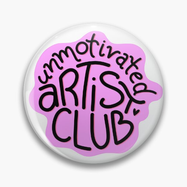 Item preview, Unmotivated Artist Club magenta designed and sold by atakji.