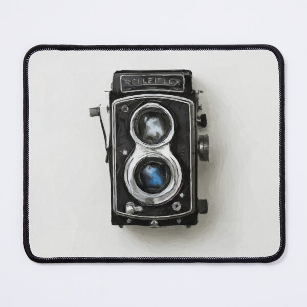Item preview, Roliflex TLR camera. Image made from only triangles. designed and sold by janesg.